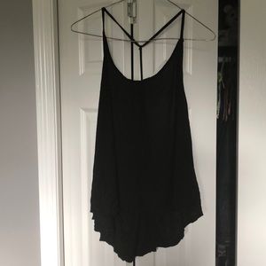 Open back flowy tank top